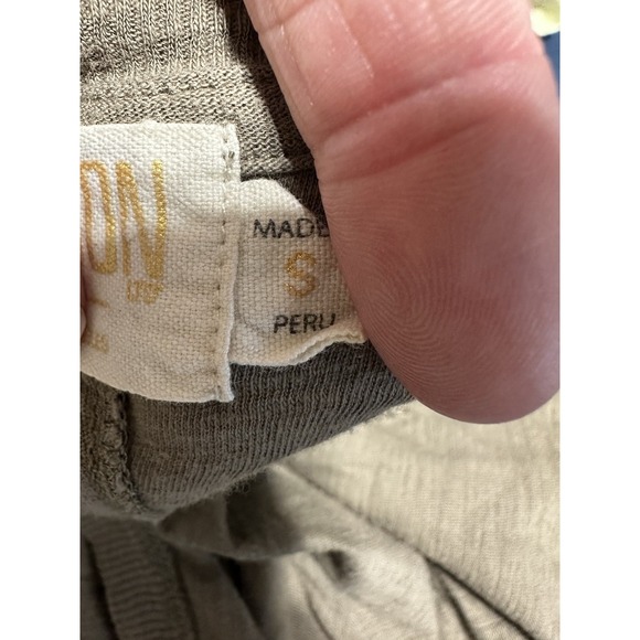 Nation LTD 100% Pima Cotton Army Green Lindsay T Shirt Dress EUC Size S - Picture 6 of 8